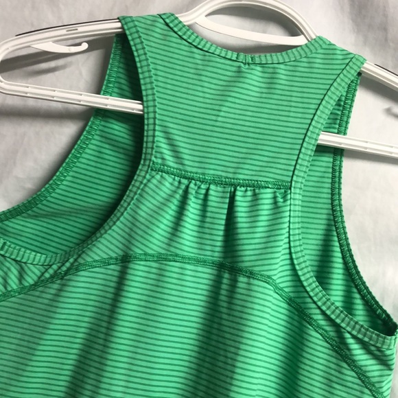 Small lime green striped athletic tank guc - Picture 11 of 11